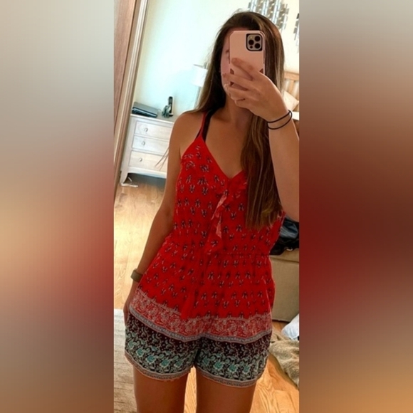 Xhilaration Other - 🧿NWOT RED JUMPSUIT